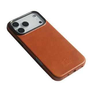 Solo Pelle Lederhülle für das iPhone 17 Pro Max in 6.9 Zoll Cognac Braun + Kartenetui  Princeton Case Leder Hülle Ledertasche Backcover aus echtem Leder geeignet für MagSafe Zubehör
