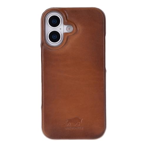 Camelbraun Solo Pelle Lederhülle kompatibel für iPhone 17 in 6.3 Zoll abnehmbare Hülle (2in1) inkl. Kartenfächer geeignet für MagSafe Zubehör