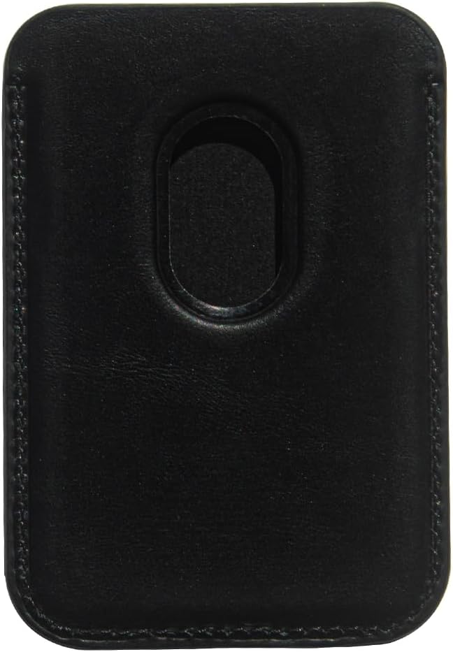 Solo Pelle Lederhülle für das iPhone 17 Air in 6.5 Zoll Princeton Schwarz + Kartenetui Case Leder Hülle Ledertasche Backcover aus echtem Leder geeignet für MagSafe Zubehör
