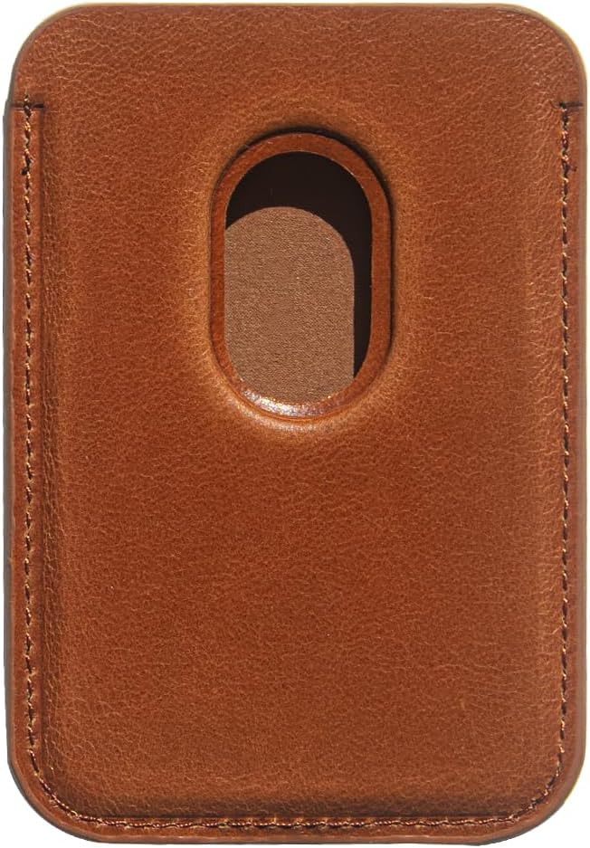 Solo Pelle Lederhülle für das iPhone 17 Pro Max in 6.9 Zoll Cognac Braun + Kartenetui Princeton Case Leder Hülle Ledertasche Backcover aus echtem Leder geeignet für MagSafe Zubehör