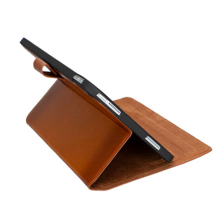 Solo Pelle Leder Hülle geeignet für Apple iPad Air 10.9 I passend für die 4. und 5.Generation "Stage" - Schwarz
