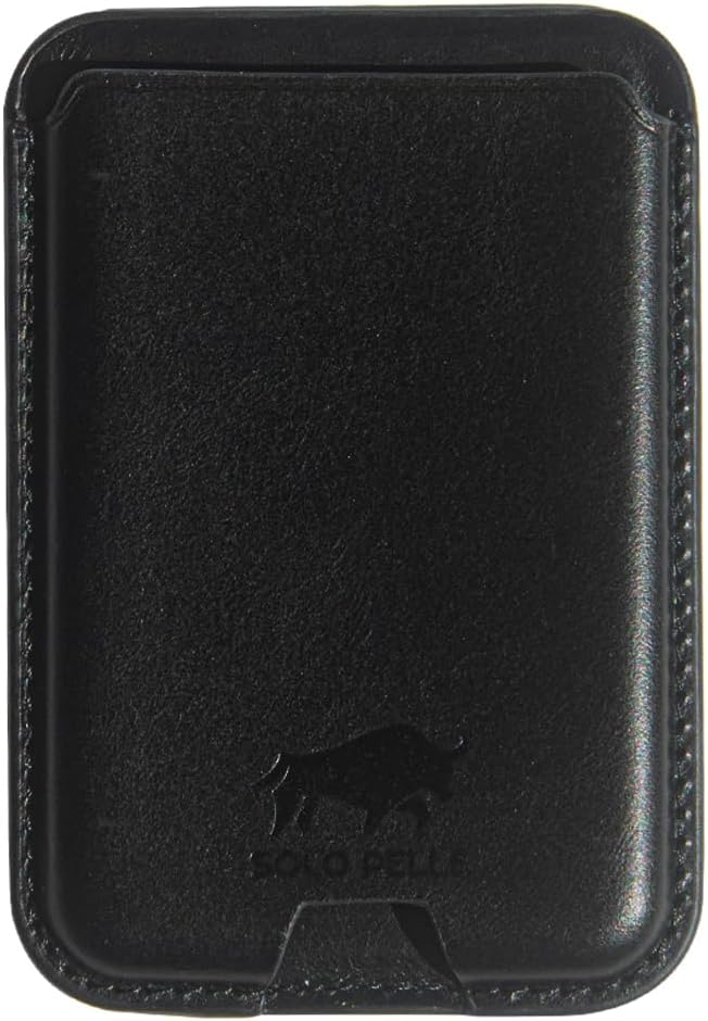 Solo Pelle Lederhülle für das iPhone 17 Pro in 6.3 Zoll Princeton Case Schwarz + Kartenetui Leder Hülle Ledertasche Backcover aus echtem Leder geeignet für MagSafe Zubehör