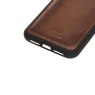 Solo Pelle Lederhülle für das iPhone 11 in 6.1 Zoll Stanford Case - Vintage Braun
