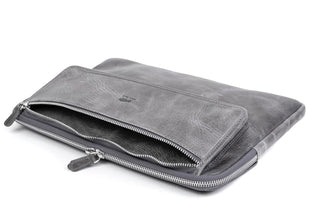 Solo Pelle Ledertasche Businesstasche Arbeitstasche ROM für das Apple Macbook Pro 13 /  14 Zoll - Vintage Braun