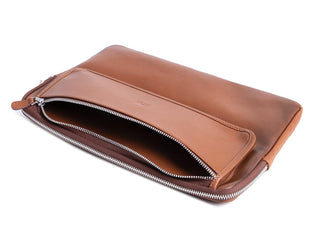Solo Pelle Ledertasche Businesstasche Arbeitstasche ROM für das Apple Macbook Pro 13 /  14 Zoll - Vintage Braun