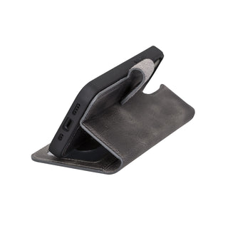 Solo Pelle iPhone 13 in 6.1 Zoll abnehmbare Hülle (2in1) inkl. "Harvard" - Vintage Braun