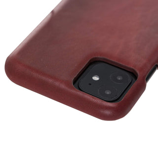 Solo Pelle Lederhülle für das iPhone 11 in 6.1 Zoll "Princeteon" - Cognac Braun Burned