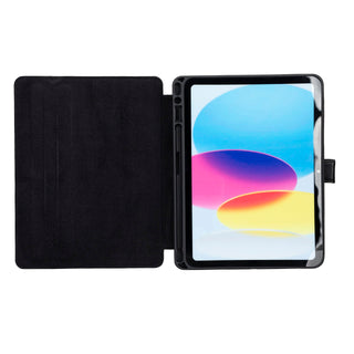 Solo Pelle Leder Hülle geeignet für Apple iPad Pro 10.9 I passend für die 10.Generation "Stage"  - Vintage Braun