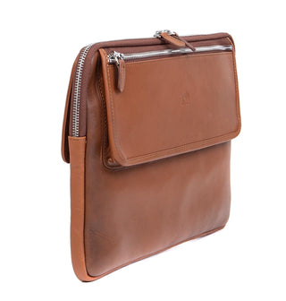 Solo Pelle Ledertasche Businesstasche Arbeitstasche ROM für das Apple Macbook Pro 13 /  14 Zoll - Vintage Braun