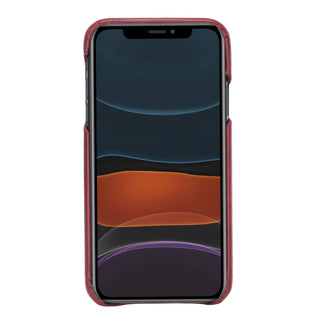 Solo Pelle Lederhülle für das iPhone 11 in 6.1 Zoll "Princeteon" - Cognac Braun Burned
