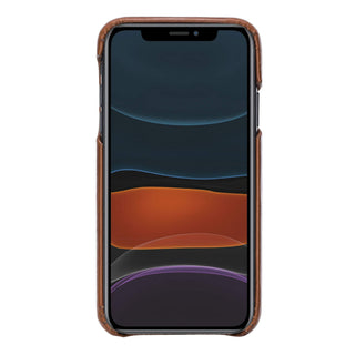 Solo Pelle Lederhülle für das iPhone 11 in 6.1 Zoll "Princeteon" - Rot Burned