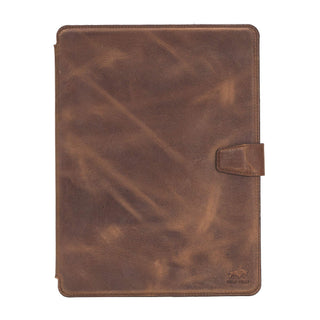 Solo Pelle magnetische abnehmbare Hülle für Apple iPad 10,2 Zoll 2019 7.Generation Hülle Leder "Harvard" - Matt Schwarz
