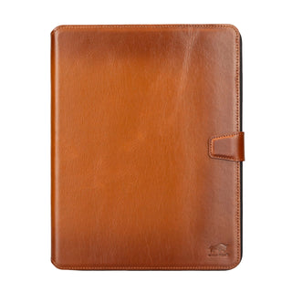 Solo Pelle Leder Hülle geeignet für Apple iPad Air 10.9 I passend für die 4. und 5.Generation "Stage" - Vintage Braun