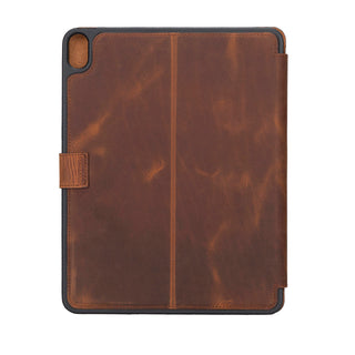 Solo Pelle Leder Hülle geeignet für Apple iPad Pro 10.9 I passend für die 10.Generation "Stage"  - Vintage Braun