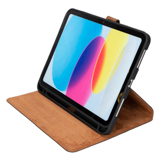 Solo Pelle Leder Hülle geeignet für Apple iPad Pro 10.9 I passend für die 10.Generation "Stage"  - Vintage Braun