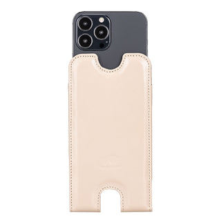 Solo Pelle Lederhülle für das iPhone bis 6.1 Zoll  Leder Hülle Sleeve - Vintage Braun