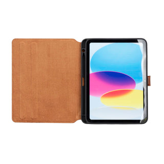 Solo Pelle Leder Hülle geeignet für Apple iPad Air 10.9 I passend für die 4. und 5.Generation "Stage" - Schwarz