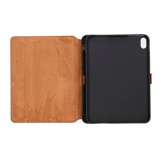 Solo Pelle Leder Hülle geeignet für Apple iPad Air 10.9 I passend für die 4. und 5.Generation "Stage" - Schwarz
