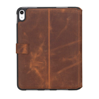 Solo Pelle Leder Hülle geeignet für Apple iPad Air 10.9 I passend für die 4. und 5.Generation "Stage" - Schwarz