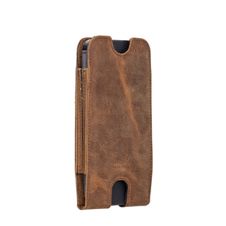 Solo Pelle Lederhülle für das iPhone bis 6.1 Zoll  Leder Hülle Sleeve - Nude Rosa