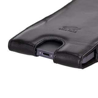 Solo Pelle Lederhülle für das iPhone bis 6.1 Zoll  Leder Hülle Sleeve - Vintage Braun