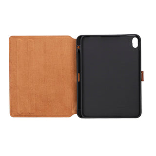 Solo Pelle Leder Hülle geeignet für Apple iPad Air 10.9 I passend für die 4. und 5.Generation "Stage" - Schwarz