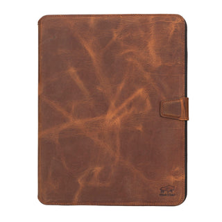 Solo Pelle Leder Hülle geeignet für Apple iPad Air 10.9 I passend für die 4. und 5.Generation "Stage" - Vintage Braun