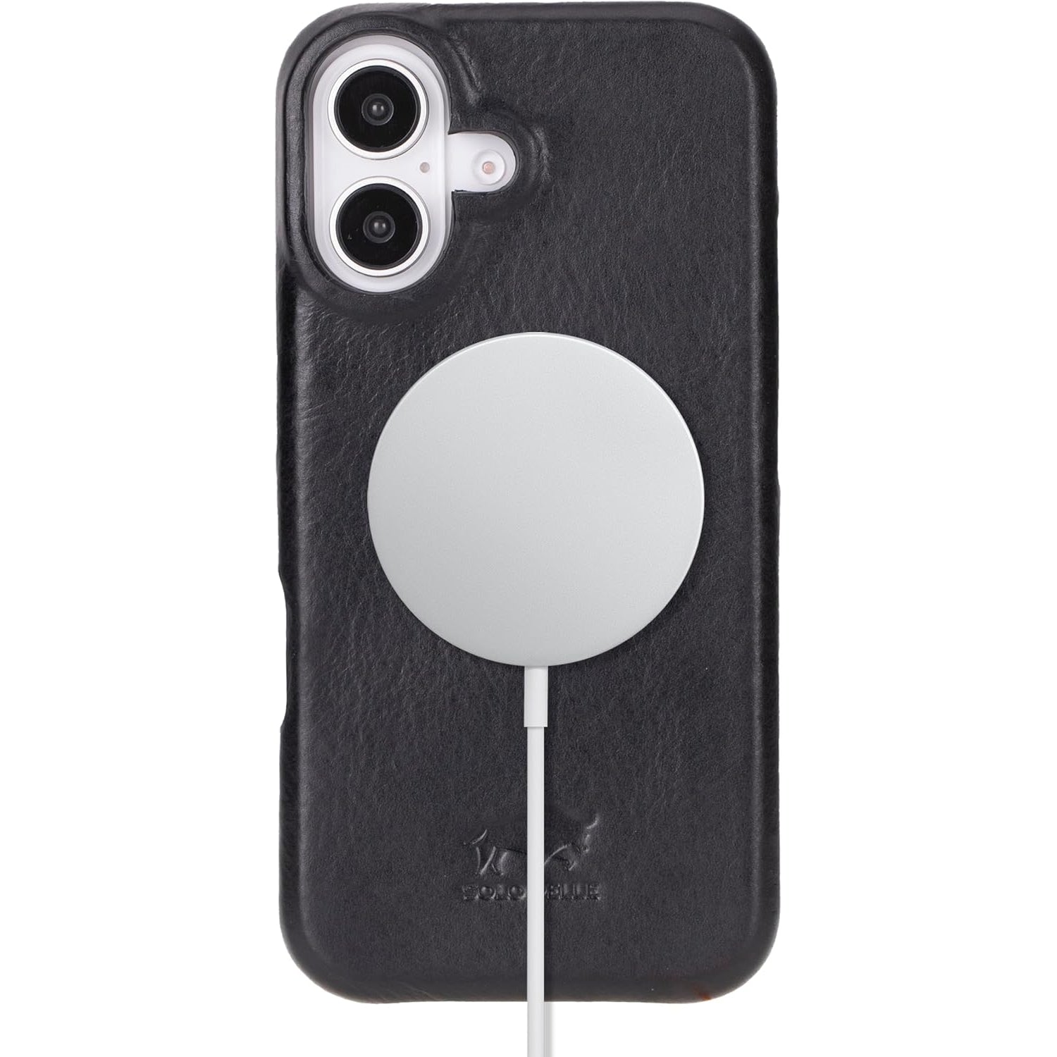 Solo Pelle Lederhülle für das iPhone 16 in 6.1 Zoll Princeton Case Leder Hülle Ledertasche Backcover aus echtem Leder geeignet für MagSafe Zubehör Schwarz Lifestyle