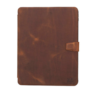 Solo Pelle Leder Hülle geeignet für Apple iPad Pro 10.9 I passend für die 10.Generation "Stage"  - Vintage Braun