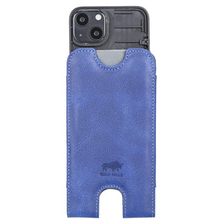 Solo Pelle Lederhülle für das iPhone bis 6.1 Zoll  Leder Hülle Sleeve - Vintage Braun