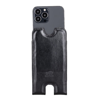 Solo Pelle Lederhülle für das iPhone bis 6.1 Zoll  Leder Hülle Sleeve - Vintage Braun