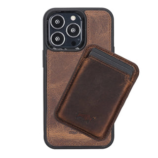 Solo Pelle Lederhülle für das iPhone 13 Pro Max in 6.7 Zoll Stanford Case + Geldbörse