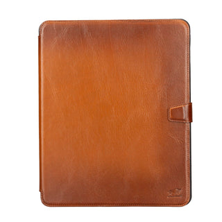 Stage abnehmbare Lederhülle für das iPad Pro 12.9" (4+5 & 6 Gen.) in Vintage Braun