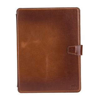 Solo Pelle magnetische abnehmbare Hülle für Apple iPad 10,2 Zoll 2019 7.Generation Hülle Leder "Harvard" - Vintage Braun