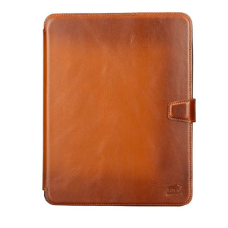 Solo Pelle Leder Hülle geeignet für Apple iPad Pro 11 I passend für 2. 3. 4. Generation "Stage"  - Vintage Braun