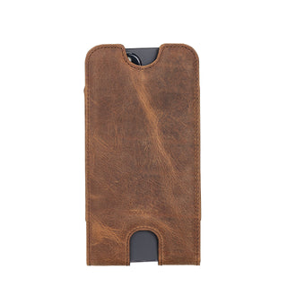 Solo Pelle Lederhülle für das iPhone bis 6.1 Zoll  Leder Hülle Sleeve - Nude Rosa