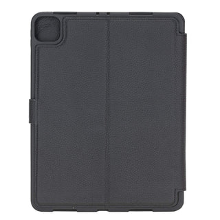 Solo Pelle magnetische abnehmbare Hülle geeignet für Apple iPad Pro 11" 2020 Hülle Echtleder Case aus echtem Leder. Unterstützt Pencil 2 und magnetisches Laden (Cognac Braun Effekt)