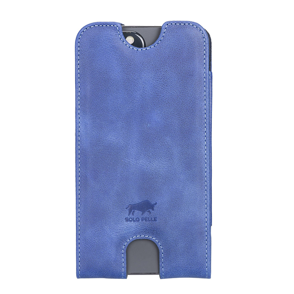 Solo Pelle Lederhülle Alle Geräte bis 6.7 Zoll Case Leder Hülle - Vintage Blau