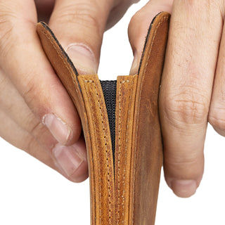 Solo Pelle Lederhülle für das iPhone bis 6.1 Zoll  Leder Hülle Sleeve - Vintage Braun