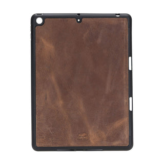 Solo Pelle magnetische abnehmbare Hülle für Apple iPad 10,2 Zoll 2019 7.Generation Hülle Leder "Harvard" - Matt Schwarz
