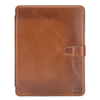 Solo Pelle magnetische abnehmbare Hülle geeignet für Apple iPad Pro 11" 2020 Hülle Echtleder Case aus echtem Leder. Unterstützt Pencil 2 und magnetisches Laden (Cognac Braun Effekt)