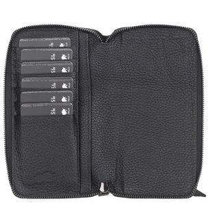 Solo Pelle Ledergeldbörse mit Scheinfach und Münzfach für Diverse Mobilgeräte 6.1 - Camel Braun
