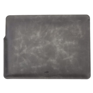 Solo Pelle Ledertasche für das MacBook Pro 13/14 Zoll Alvis - Steingrau