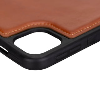 Solo Pelle Leder Hülle geeignet für Apple iPad Pro 11 I passend für 2. 3. 4. Generation "Stanford" - Cognac Braun