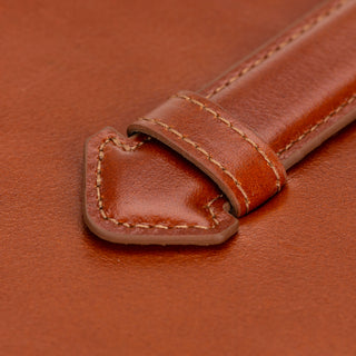 Solo Pelle Leder Hülle geeignet für Apple iPad Pro 11 I passend für 2. 3. 4. Generation "Stanford" - Cognac Braun