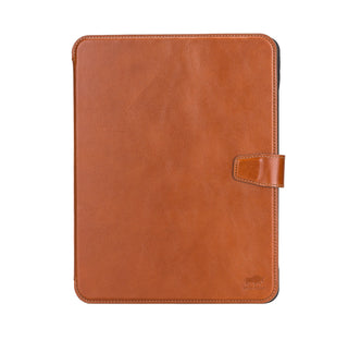 Solo Pelle Leder Hülle geeignet für Apple iPad Pro 10.9 I passend für die 4. und 5.Generation "Harvard" - Cognac Braun