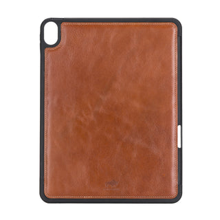 Solo Pelle Leder Hülle geeignet für Apple iPad Pro 10.9 I passend für die 10.Generation "Harvard" - Cognac Braun