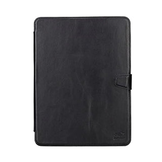 Solo Pelle Leder Hülle geeignet für Apple iPad Pro 10.2 9.Generation. Unterstützt Pencil 2 "Stage" - Schwarz