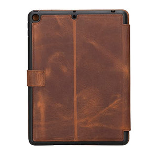 Solo Pelle Leder Hülle geeignet für Apple iPad Pro 10.2 9.Generation. Unterstützt Pencil 2 "Stage" - Schwarz