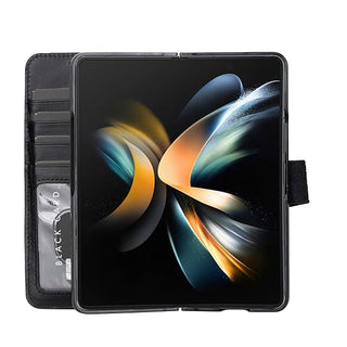 Solo Pelle Lederhülle kompatibel Samsung Galaxy Z Fold 5 5G Hülle - Cognac Braun